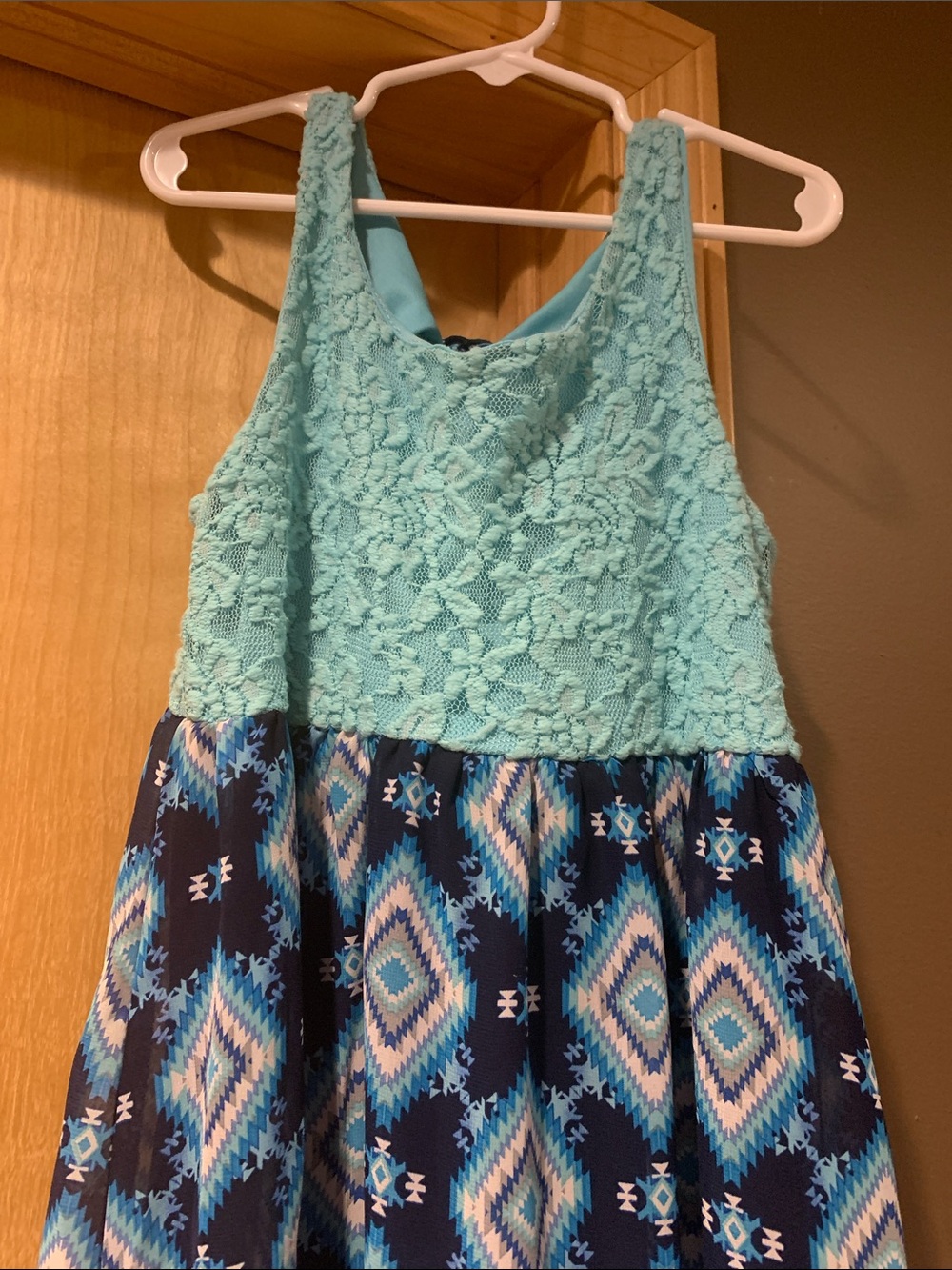 Aztec Print Dress